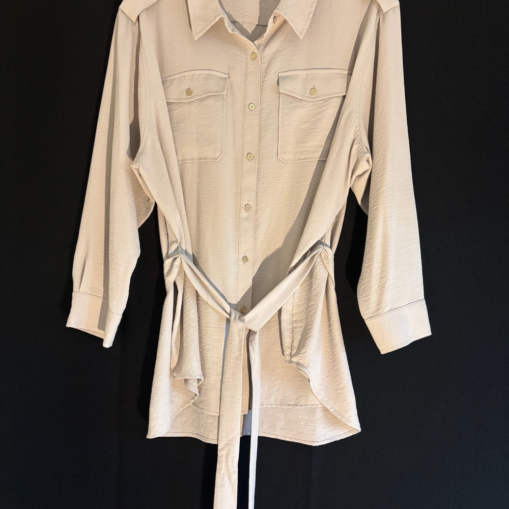 Calvin Klein Cream Tunic Top